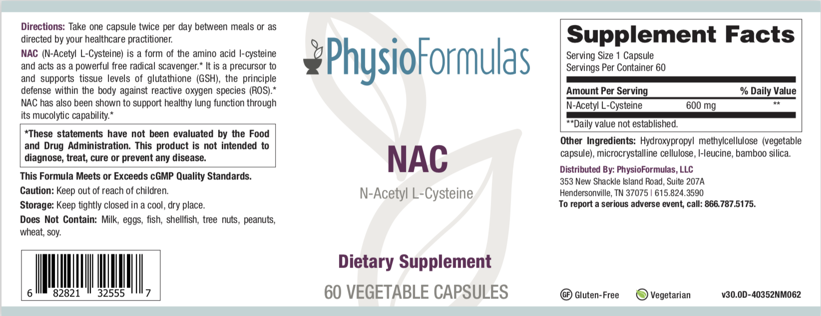 NAC (N-Acety-0-Cysteine) -0