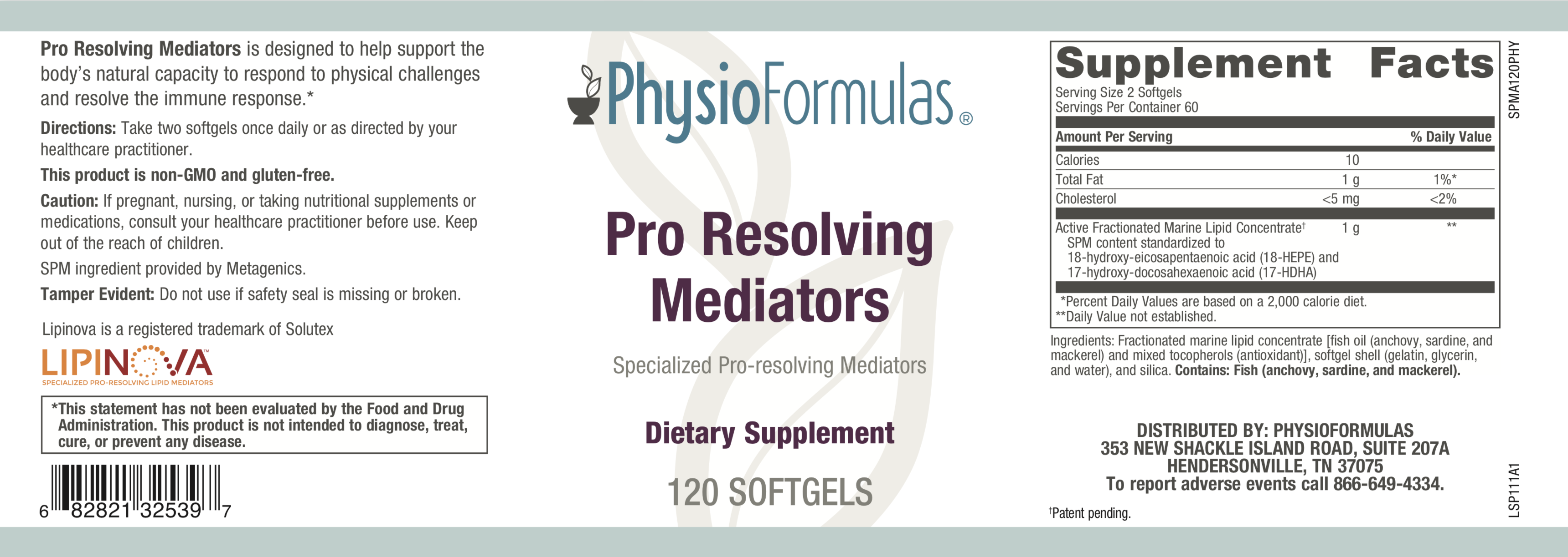 Pro Resolving Mediators (Replaced SPM)-1673
