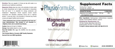 Magnesium Citrate 120vc-1746