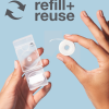 Davids Expanding Dental Floss / Refillable Dispenser / Mint - Image 2
