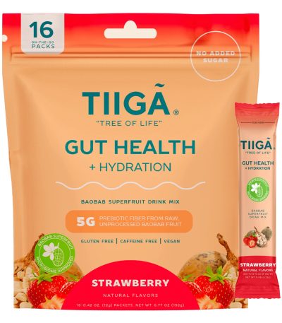 Gut Health + Hydration 16 Pack Bags Strawberry
