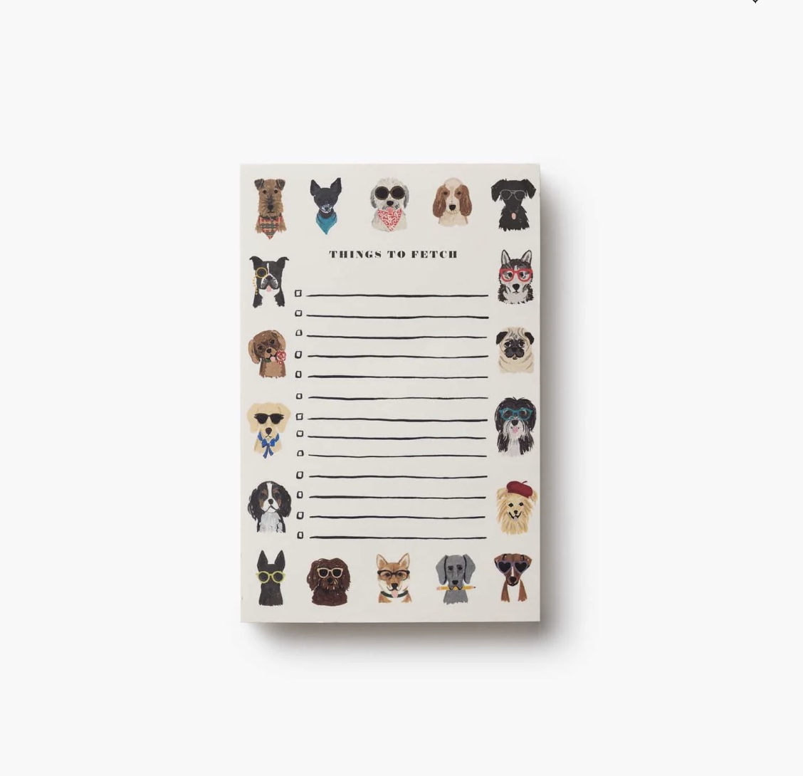Checklist Notepad - DOG DAYS