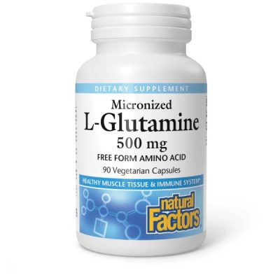Micronized L-Glutamine Amino Acid 500 mg