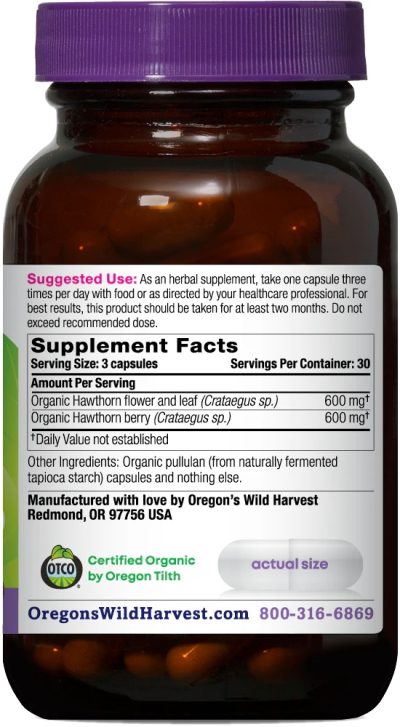 Hawthorn Capsules 90ct - Image 2