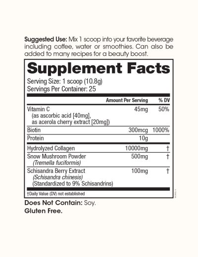 Glow Up Collagen & Stress Powder - Unflavored - Image 2