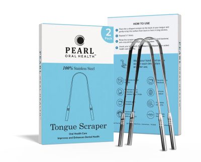 Pearl Oral Health Tongue Scraper
