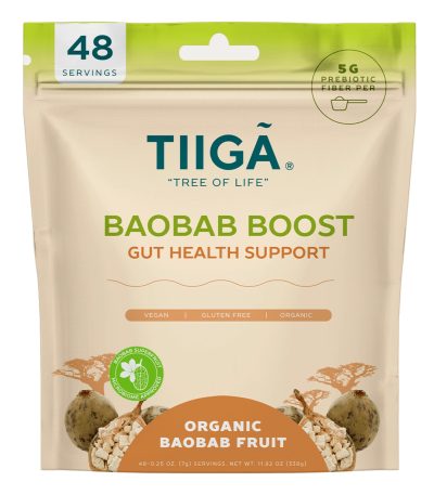 TIIGA Baobab Boost | Organic Baobab Fruit Prebiotic Fiber