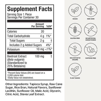 SuperBeets® CardiO2 Energy Chews 30ct - Image 2