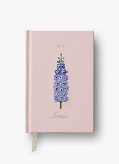 Birth Month Mini Embroidered Journal - July