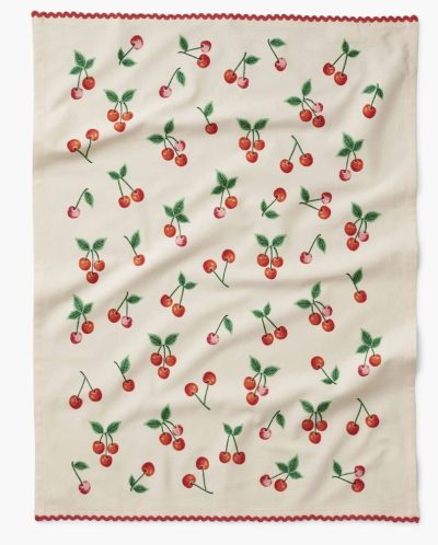 Cherries Tea Towel
