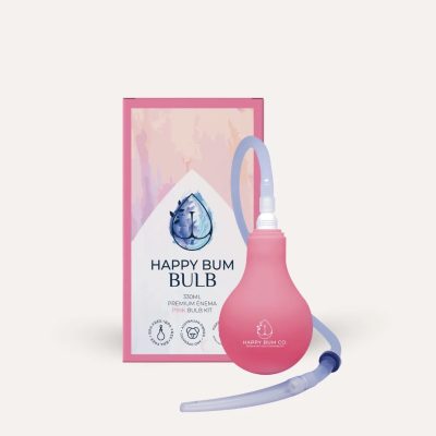 Happy Bum Bulb - Enema Bulb Implant Kit Pink