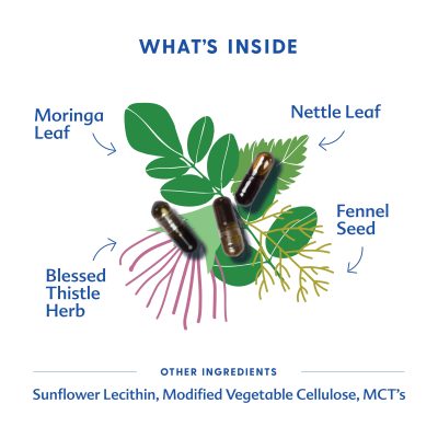 More Milk Moringa Capsules 60ct - Image 2