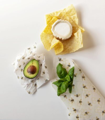 Bees Beeswax Wrap Set of 3