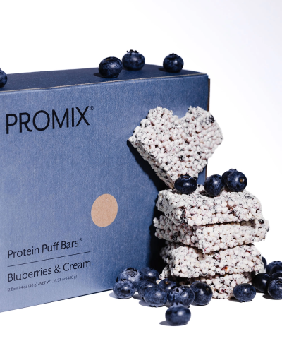 Protein Puff Bars | Blueberries & Cream Box