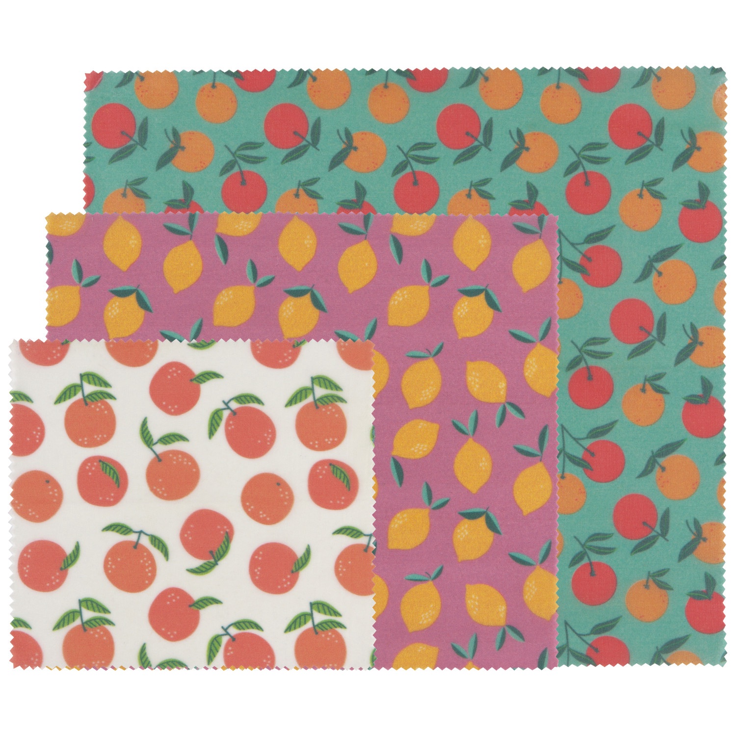Citrus Beeswax Wrap Set of 3 - Image 2