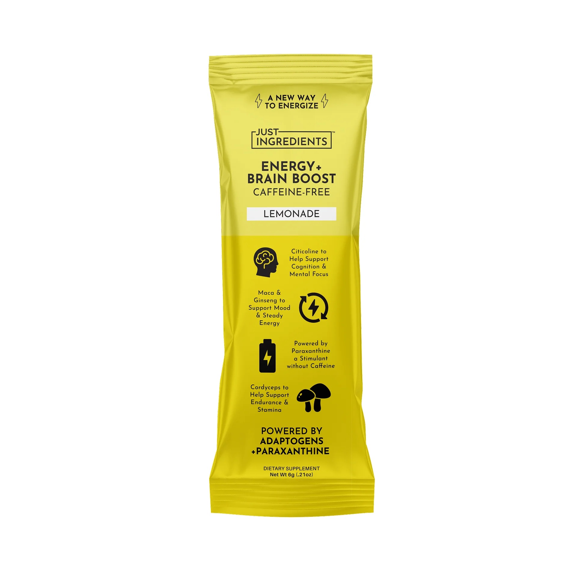 Energy Brain Boost Caffeine Free Lemonade