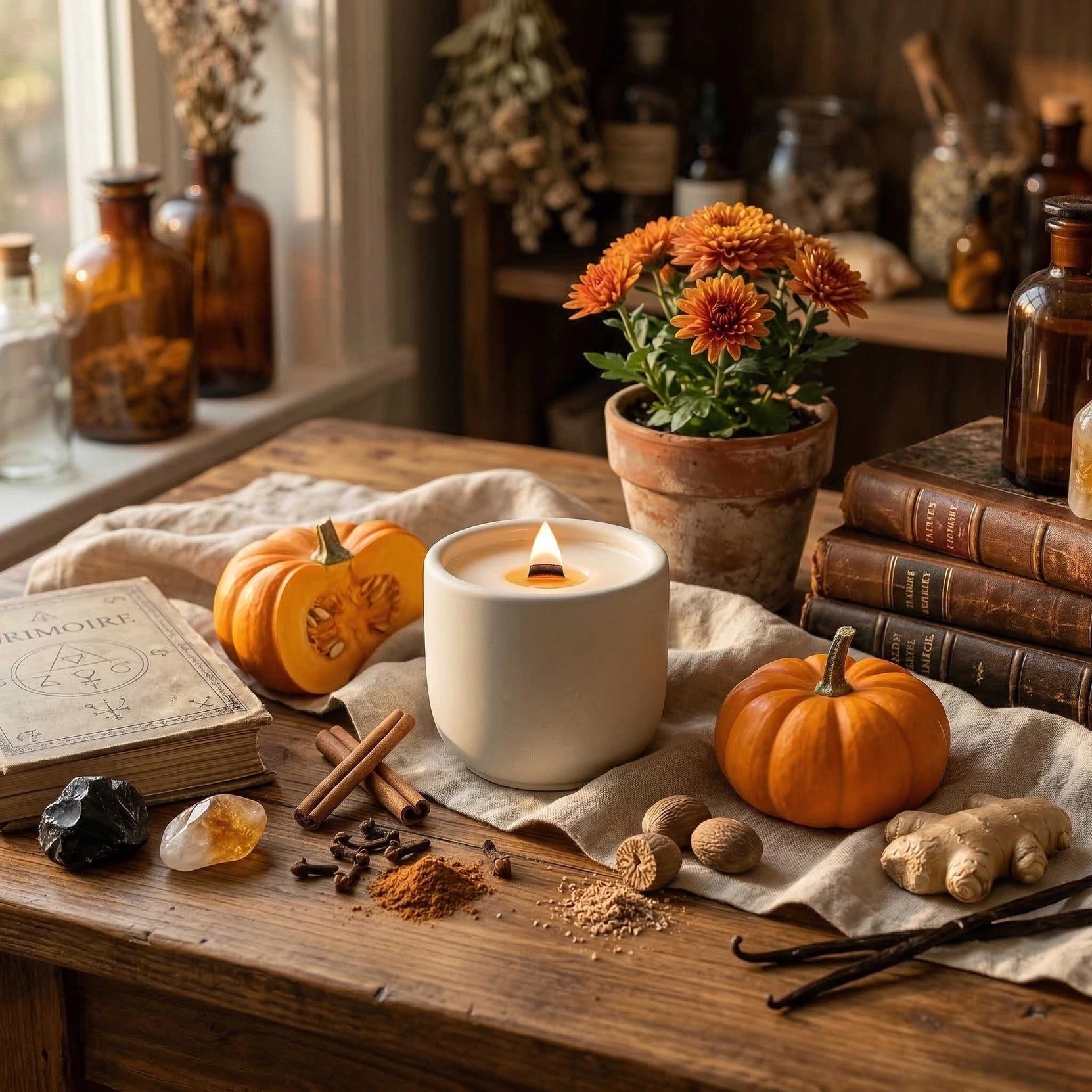 BOHO PUMPKIN | coconut wax candle - Image 2